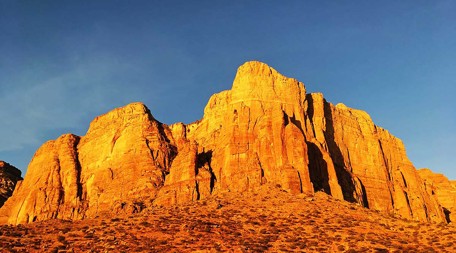 Sunset on a rocky outcrop in the Gheralta region of Ethiopia