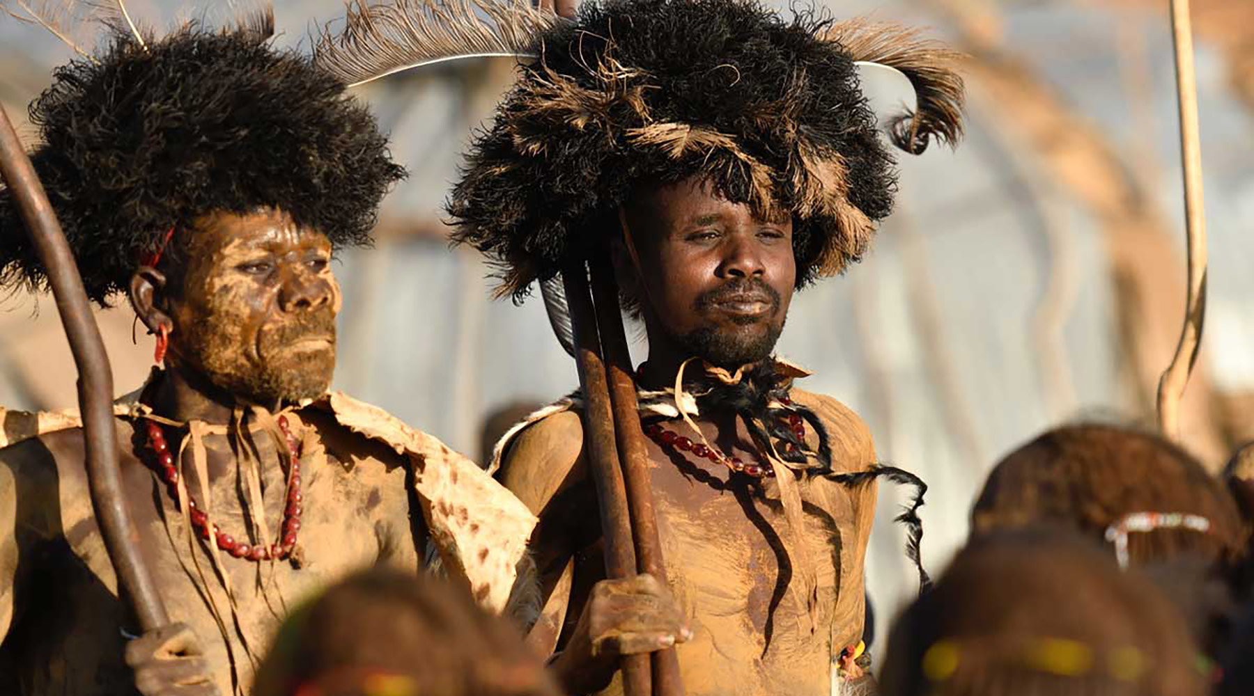 Dassench men take part in a ceremony, Ethiopia
